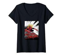 Femme Marvel Super Heroes Spider-Man Spidey-Sense Tingling! Quote T-Shirt avec Col en V