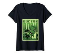 Femme Marvel Super Villains Doctor Doom Gargoyle Vintage Comic Art T-Shirt avec Col en V