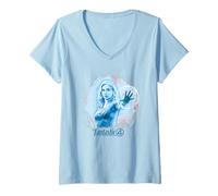 Femme Marvel The Fantastic Four: First Steps Sue Storm Force Field T-Shirt avec Col en V