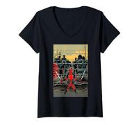 Femme Marvel X-Men Deadpool #16 The Good The Bad & The Ugly T-Shirt avec Col en V