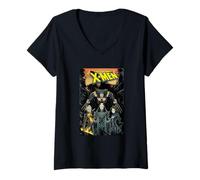 Femme Marvel X-Men The Uncanny X-Men Wolverine and Rogue Comic T-Shirt avec Col en V
