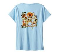 Femme Massage du dos sur piste de course pour papas - Play Cars On Daddys Back T-Shirt avec Col en V