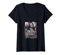 Femme Mathématiques Blaise Pascal Probabilité Géométrie T-Shirt avec Col en V