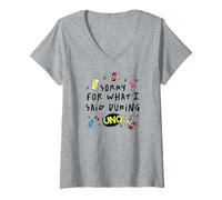 Femme Mattel - UNO - Sorry for What I Said During The Game T-Shirt avec Col en V