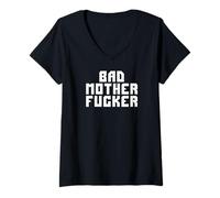 Femme MAUVAIS ENFOIRÉ T-Shirt avec Col en V