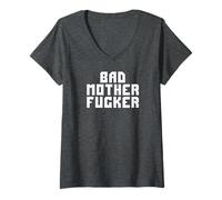 Femme MAUVAIS ENFOIRÉ T-Shirt avec Col en V