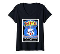Femme MC5 T-Shirt avec Col en V