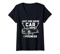 Femme Mécanicien automobile juste une pièce de plus, je promets une réparation automobile T-Shirt avec Col en V