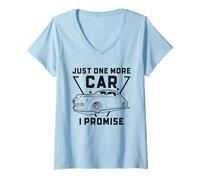Femme Mécanicien Automobile Juste Une pièce de Plus, Je promets Une réparation Automobile T-Shirt avec Col en V