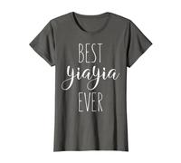 Femme Meilleur yiayia jamais grand-mère grecque drôle aime mon yiayia T-Shirt