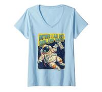 Femme Mère, Je ne suis Que Peau et os, Maman drôle de Rat et d'âne T-Shirt avec Col en V