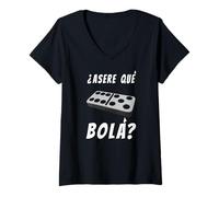 Femme Message cubain Amusant Miami Floride Cuba T-Shirt avec Col en V