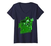 Femme Metal Sonic : Implacable T-Shirt avec Col en V