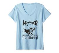 Femme Metaphor: ReFantazio Heismay Noctule Attack Pose Video Game T-Shirt avec Col en V