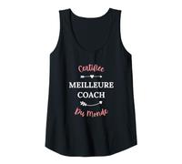 Femme Métier Coaching Fille entraineuse Certifiée Meilleure Coach Débardeur