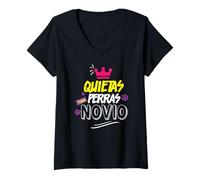 Femme Mexicans Sarcastic Spanish Phrase Funny Latina Saying Latin T-Shirt avec Col en V