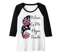 Femme Mi Nuera Es Mi Hija Favorita Ma belle-fille Maman Papa Manche Raglan