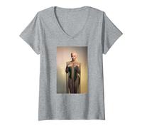 Femme Michael Grecco, Star de télé-réalité Amber Rose, RuPaul's Drag Race T-Shirt avec Col en V