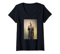 Femme Michael Grecco, Star de télé-réalité Amber Rose RuPaul's Drag Race T-Shirt avec Col en V