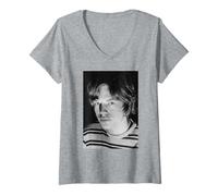 Femme Mick Jagger des Rolling Stones en 1964 C'est Fini Maintenant T-Shirt avec Col en V