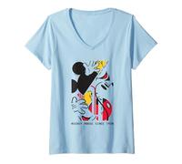 Femme Mickey Mouse That Sure Is Swell T-Shirt avec Col en V