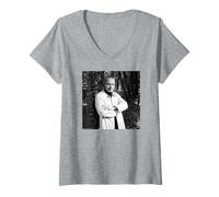 Femme Midge Ure Ultravox Chanteur Chris Duffy Photographie T-Shirt avec Col en V