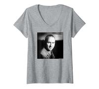 Femme Midge Ure Ultravox Singer Portrait Chris Duffy Photographie T-Shirt avec Col en V