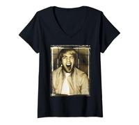 Femme Mike Flowers The Pops Orchestra par Simon Fowler T-Shirt avec Col en V