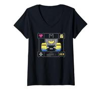Femme Minions 8-bit Loading Screen Arcade T-Shirt avec Col en V