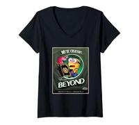 Femme Minions & Monsters Creators from Beyond T-Shirt avec Col en V