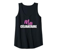 Femme Miss Célibataire | Amour Cœur Recherche Âme Sœur Cupidon Débardeur