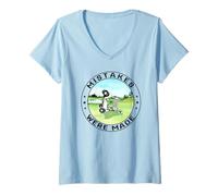 Femme Mistakes Were Made Golf cart T-Shirt avec Col en V