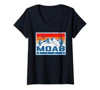 Femme Moab T-Shirt avec Col en V