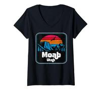 Femme Moab T-Shirt avec Col en V