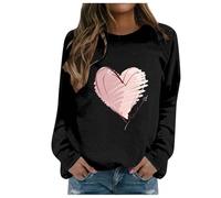 Femme Mode Casual Automne et Hiver Lettres Anglaises Imprimé Sweat à Capuche Col Rond Sweat à Capuche Manches Longues Haut Pyjama Une Pièce Femme Sans, Noir , M