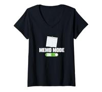 Femme Mode mémo sur la Fonction publique Cool pour Les fonctionnaires de la Fonction publique T-Shirt avec Col en V