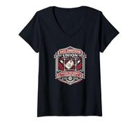 Femme Modèles de Formation Union Annotator de données construits par Les Humains T-Shirt avec Col en V