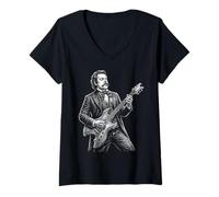 Femme Modeste Modeste Moussorgski Composser Pianiste T-Shirt avec Col en V