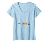 Femme Moi | Clubbing | Baby Seals Funny Party Raver Music Club T-Shirt avec Col en V