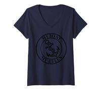 Femme Mon bateau Mes règles | Propriétaire de bateau drôle T-Shirt avec Col en V