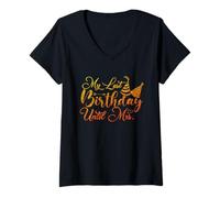 Femme Mon dernier Anniversaire Avant Mme Fiance pour Son Anniversaire de fiançailles T-Shirt avec Col en V