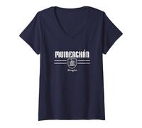 Femme Monaghan Gaelic Football and Hurling T-Shirt avec Col en V