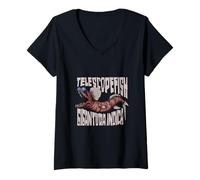 Femme Monstre des Profondeurs - Table télescopique T-Shirt avec Col en V