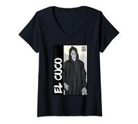 Femme Monstre El Cuco T-Shirt avec Col en V
