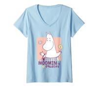 Femme Moomin Moominmamma Moomin, C'est l'égalité T-Shirt avec Col en V