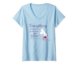 Femme Moomin The Moomins And The Great Flood Moominmamma Citation T-Shirt avec Col en V