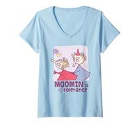 Femme Moomin Thingamy et Bob Moomin is Tolerance T-Shirt avec Col en V