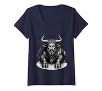 Femme Morax, Le Gardien Gothique, s'éveille T-Shirt avec Col en V
