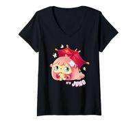 Femme Moshi Monsters C'est Juno Poppet Les Poppeteers T-Shirt avec Col en V