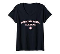 Femme Mountain Brook Alabama (Alabama) T-Shirt avec Col en V